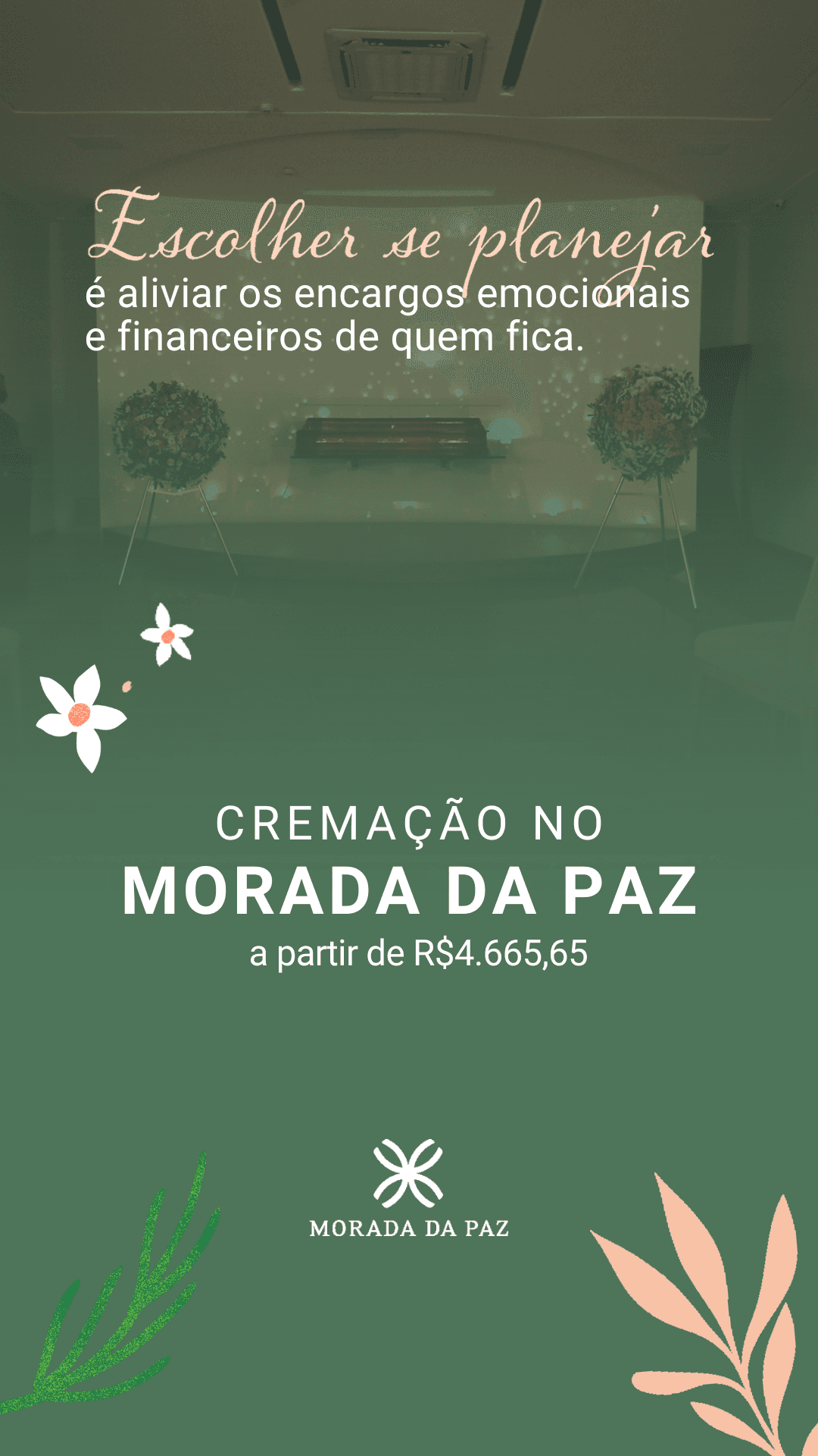 MORADA DA PAZ: Escolher se planejar é aliviar os encargos emocionais e financeiros de quem fica