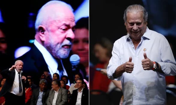 Lula defende Dirceu e diz que ele é ‘agente e militante político da maior qualidade' e tem que ‘colocar a cara para fora'