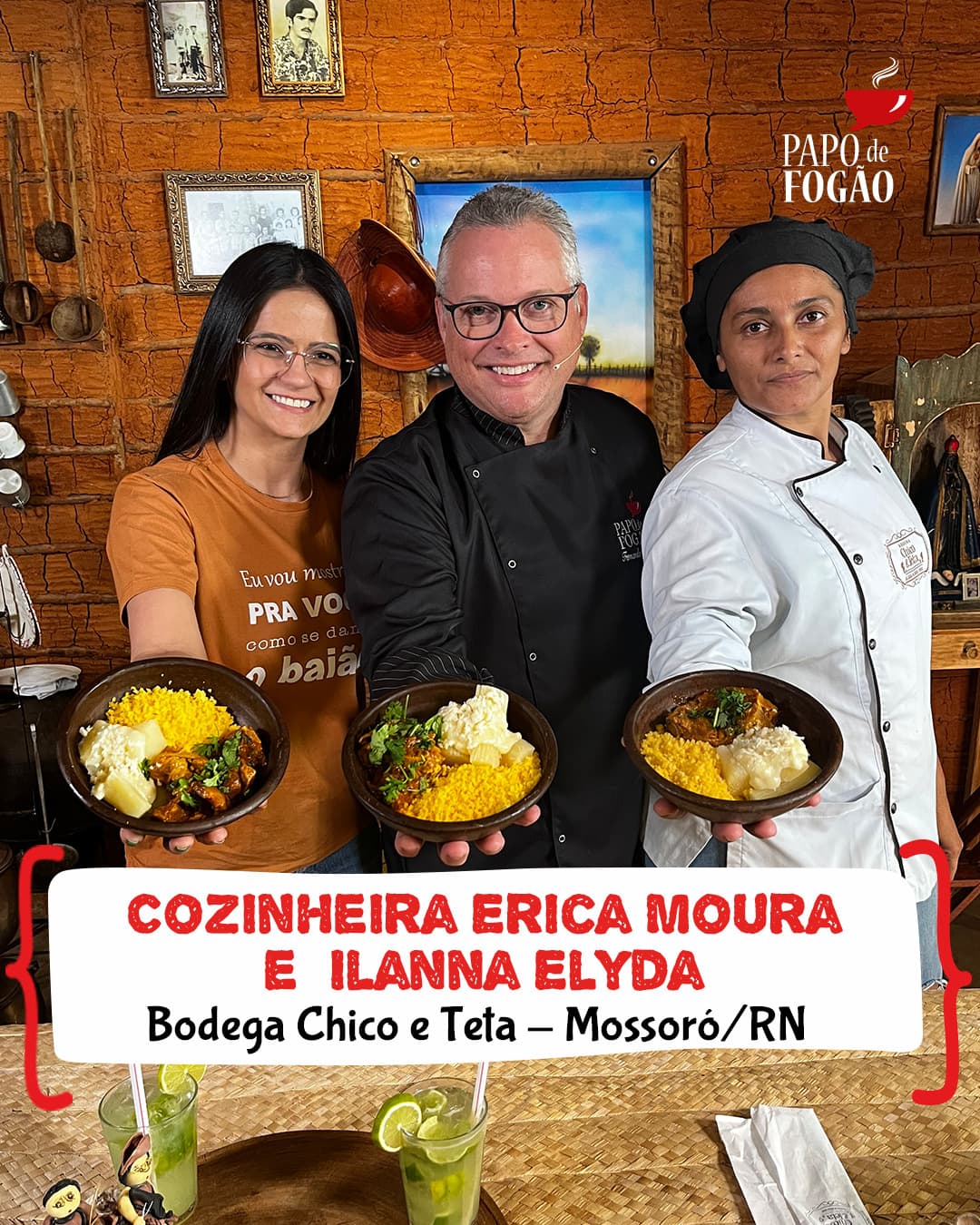 Neste final de semana o Papo de Fogão terá duas comidas tradicionais: uma nordestina e outra japonesa
