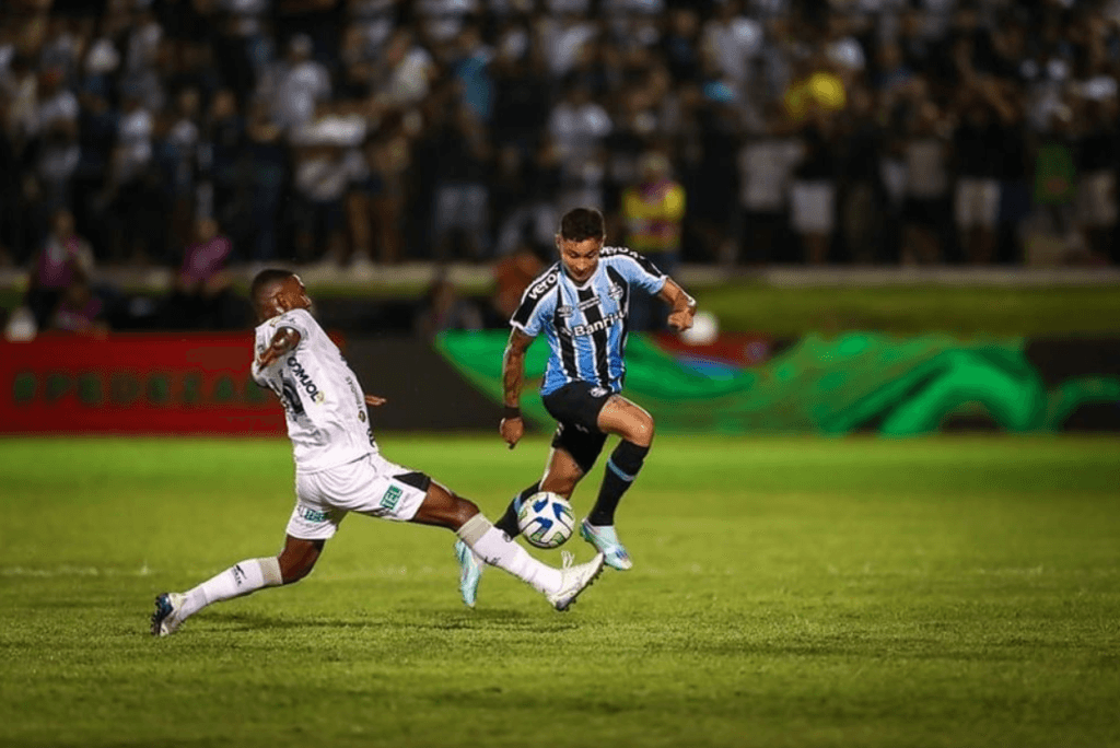 ABC leva gol no fim, empata contra o Grêmio e está eliminado na Copa do Brasil