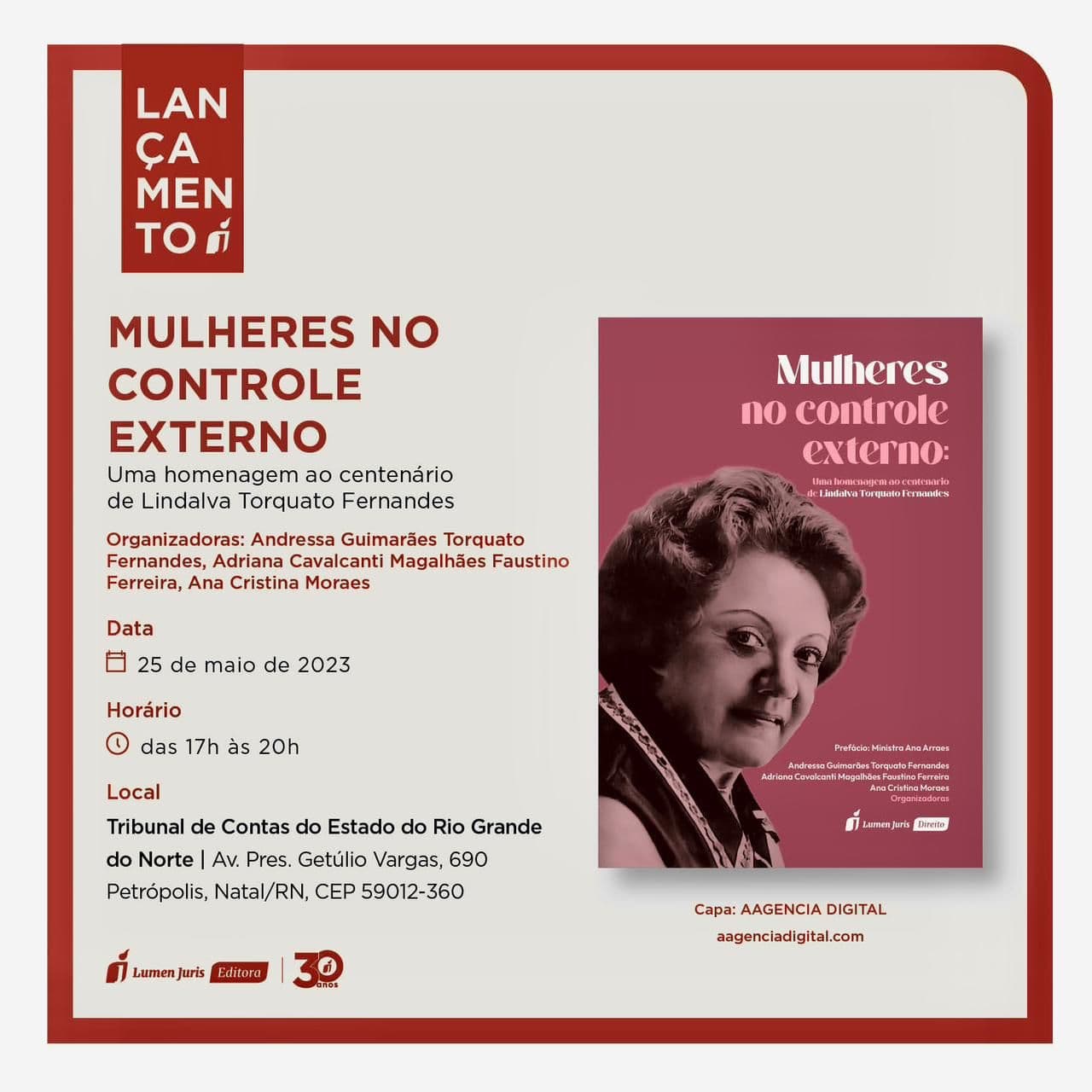Tribunais de Contas do Brasil farão homenagem a conselheira potiguar e ex deputada estadual Lindalva Torquato