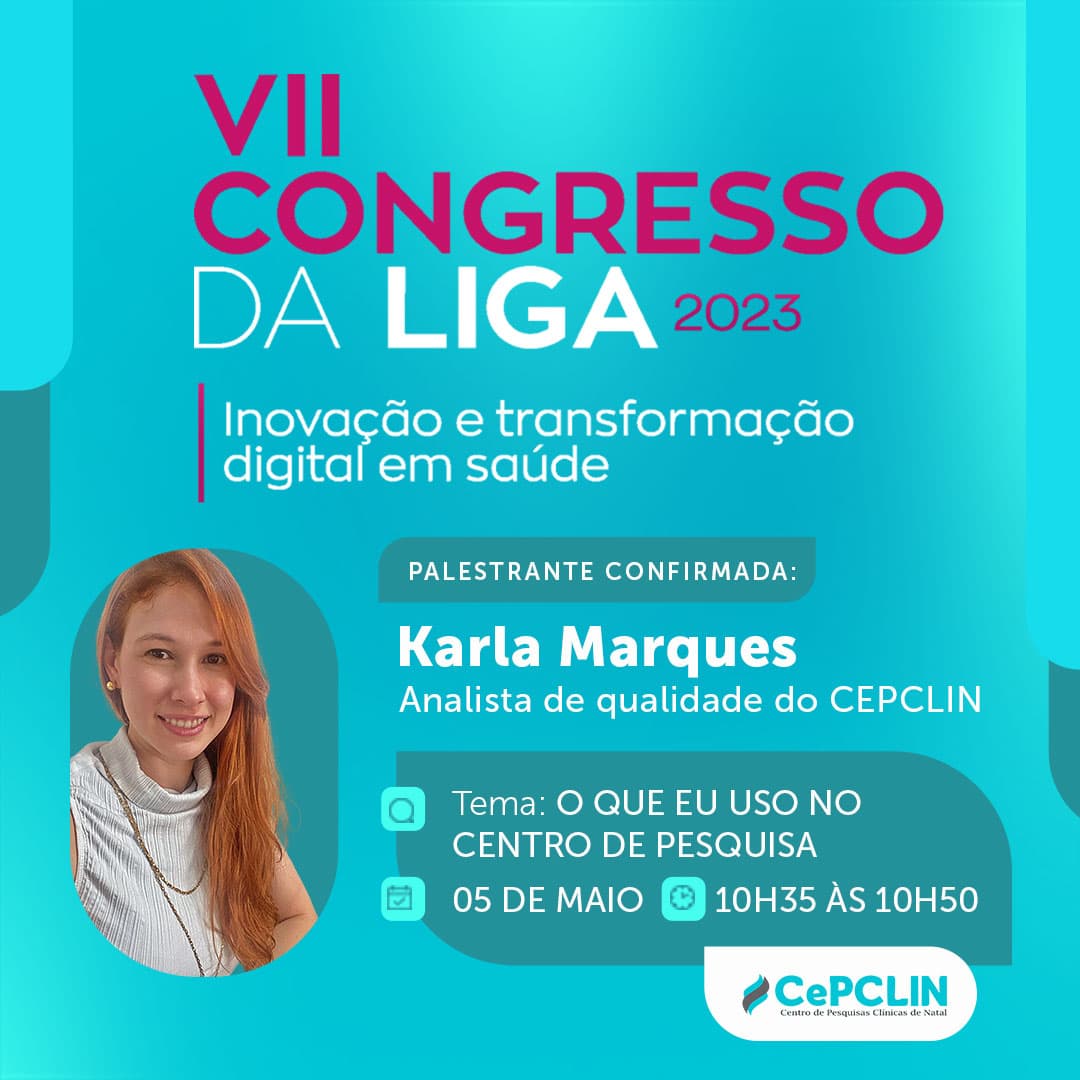 Empresa de pesquisa clínica referência estará presente no Congresso da Liga