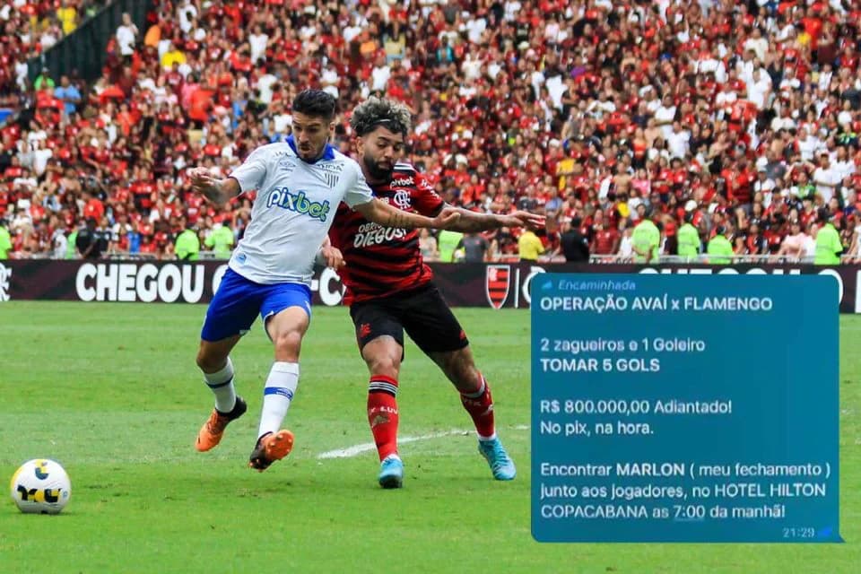 Máfia das apostas atuou para manipular jogo do Flamengo dentro do Maracanã