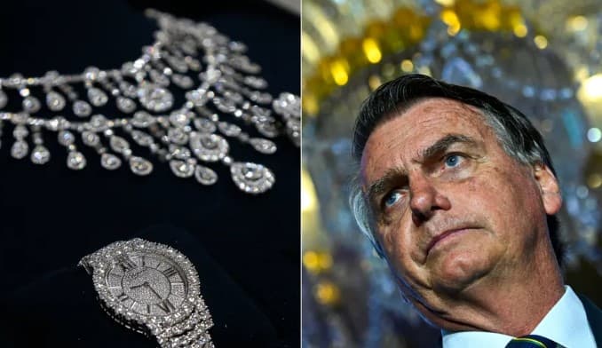 Joias sauditas dadas a Bolsonaro são isentas de cobrança de imposto, diz Receita Federal