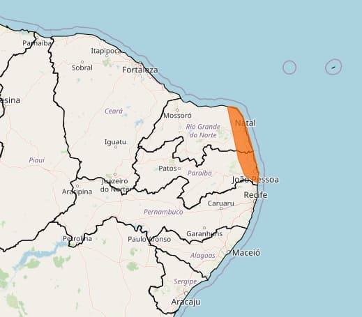 ATUALIZAÇÃO: Cidades do RN podem passar por chuvas de até 100mm, aponta Inmet