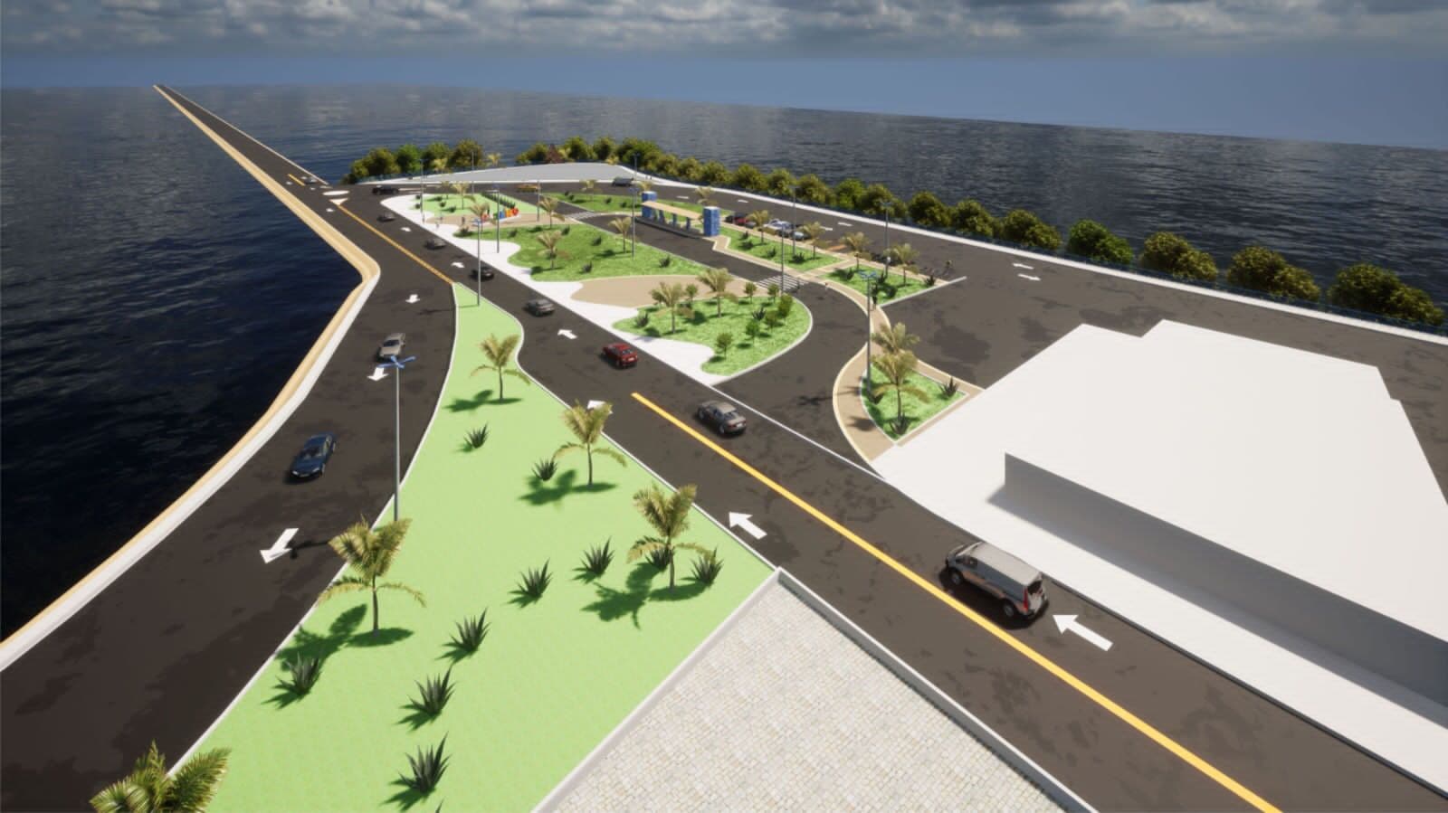 Prefeitura inicia obra de urbanização da entrada do município de Macau