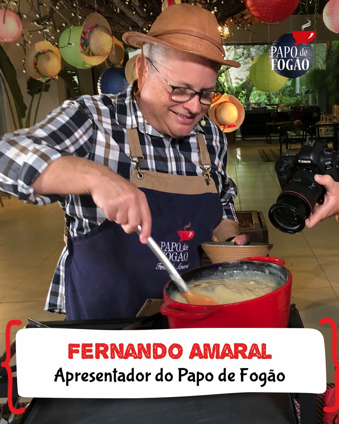 Muito forró com Giannini Alencar, caldo de macaxeira e arroz doce. É São João no Papo de Fogão