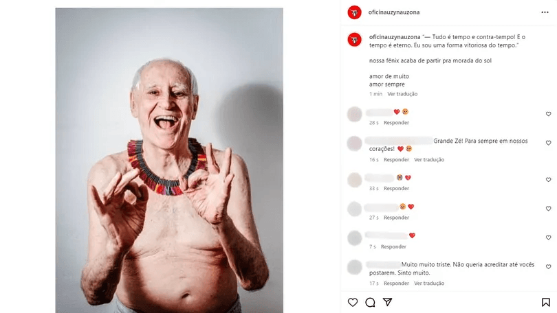 Renomado dramaturgo Zé Celso Martinez morre aos 86 anos em São Paulo