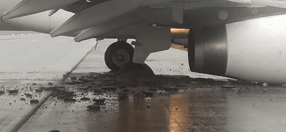 VÍDEO: Aeroporto é fechado após aeronave derrapar na pista