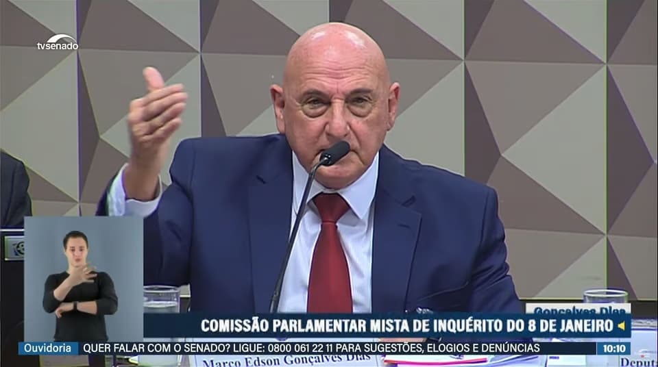 Se soubesse, teria sido mais duro na repressão, diz G.Dias à CPMI