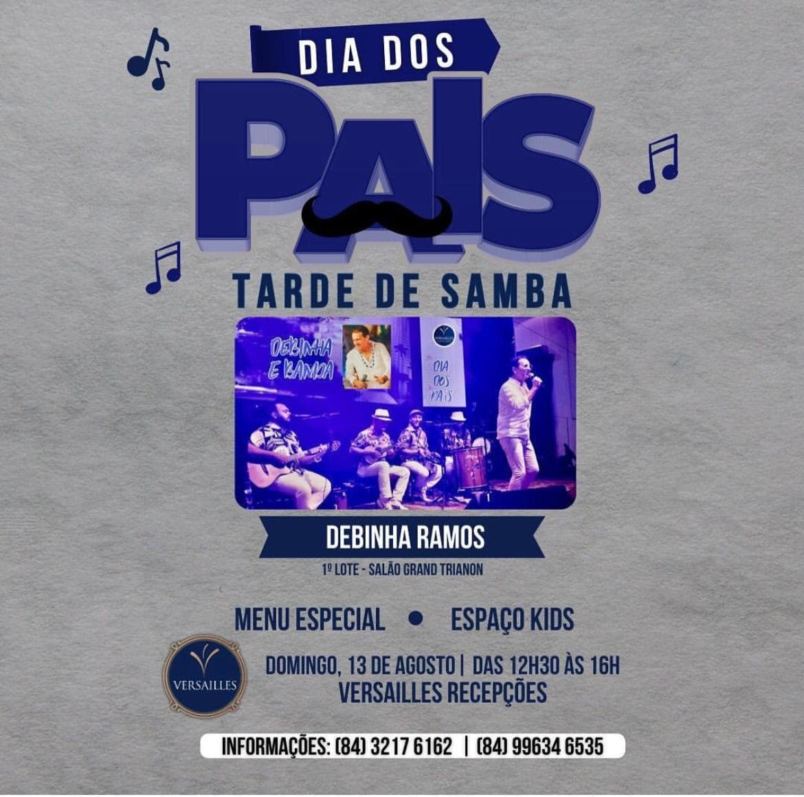 Versailles promove tradicional almoço festivo do Dia dos Pais com muito samba