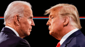 Biden e Trump estão empatados na corrida eleitoral americana