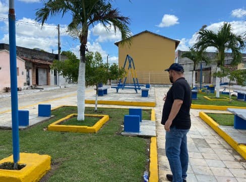 Prefeito Wilsinho visita obras em andamento no município de Canguaretama