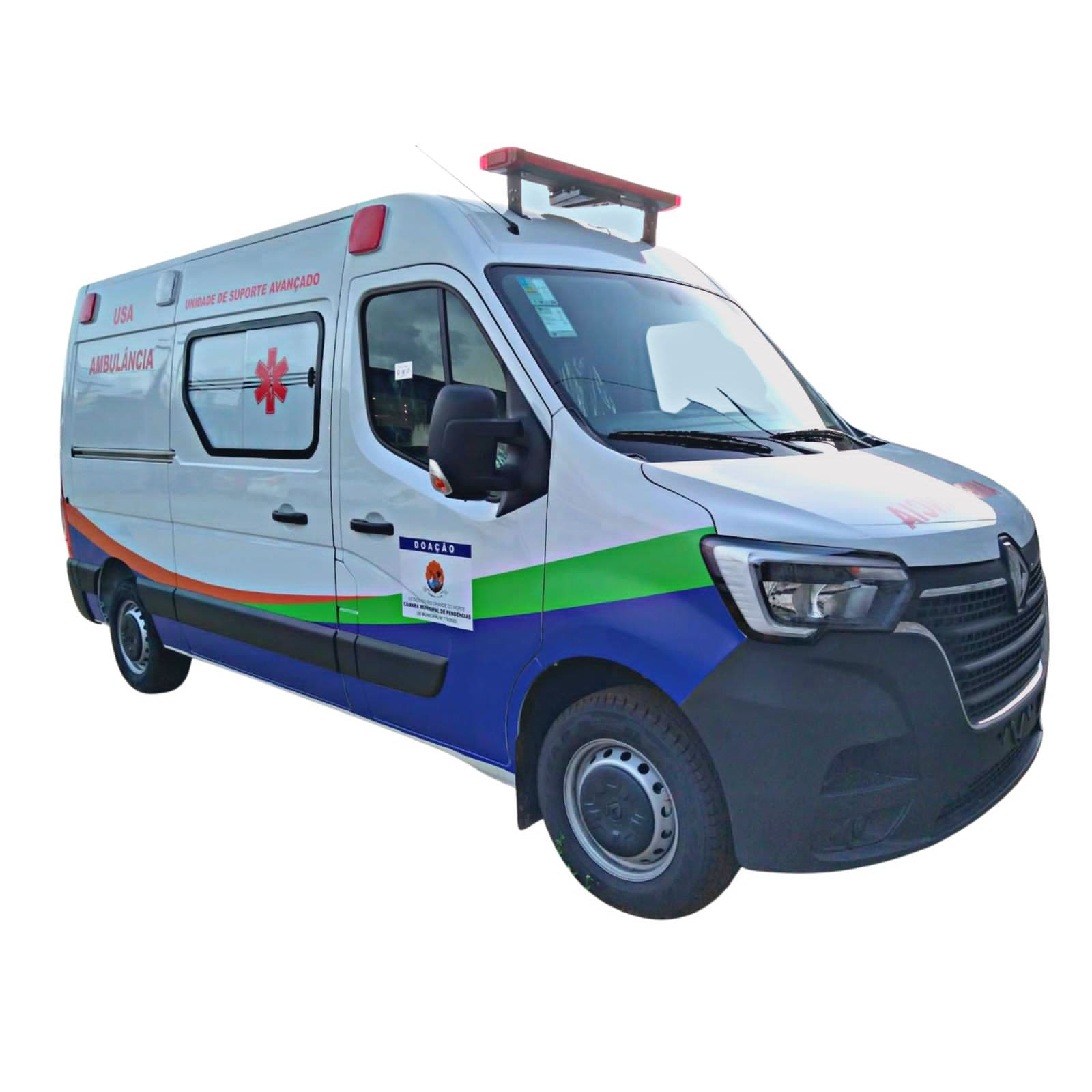 Com recursos próprio, Câmara de Pendências faz doação de ambulância ao município