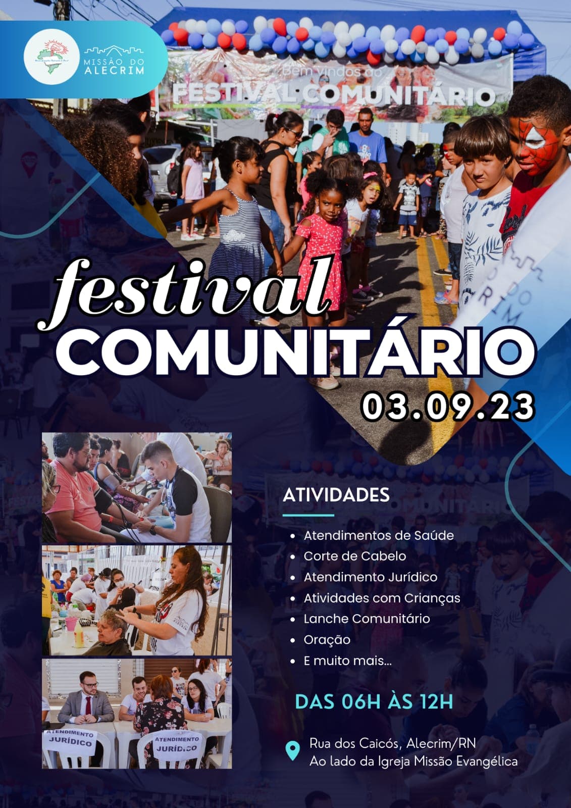 Evento Beneficente da Missão Evangélica Pentecostal acontece neste domingo no Alecrim