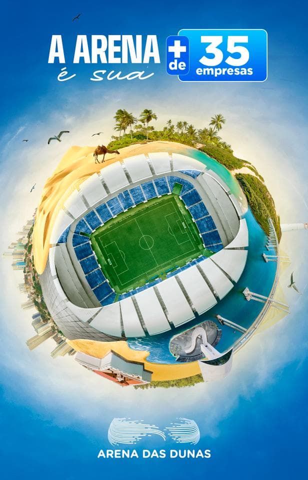 ARENA DAS DUNAS: Com taxa de ocupação anual de 52%, o complexo multiuso compatibiliza a vasta agenda de eventos com o empreendedorismo