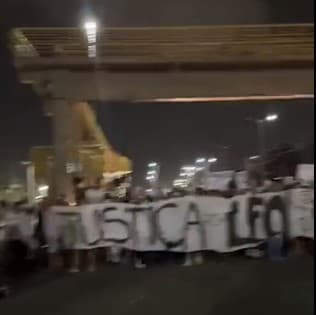 VÍDEO: Torcida organizada do ABC protesta e pede justiça após morte de torcedor baleado em confronto