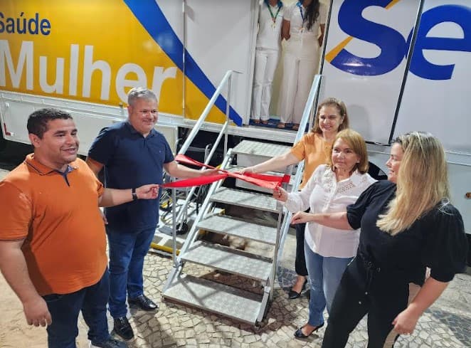 Prefeitura de Ceará-Mirim recebe unidade móvel Sesc Saúde Mulher