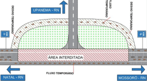 DNIT informa interdição na BR-304/RN em Upanema a partir de segunda-feira (25)