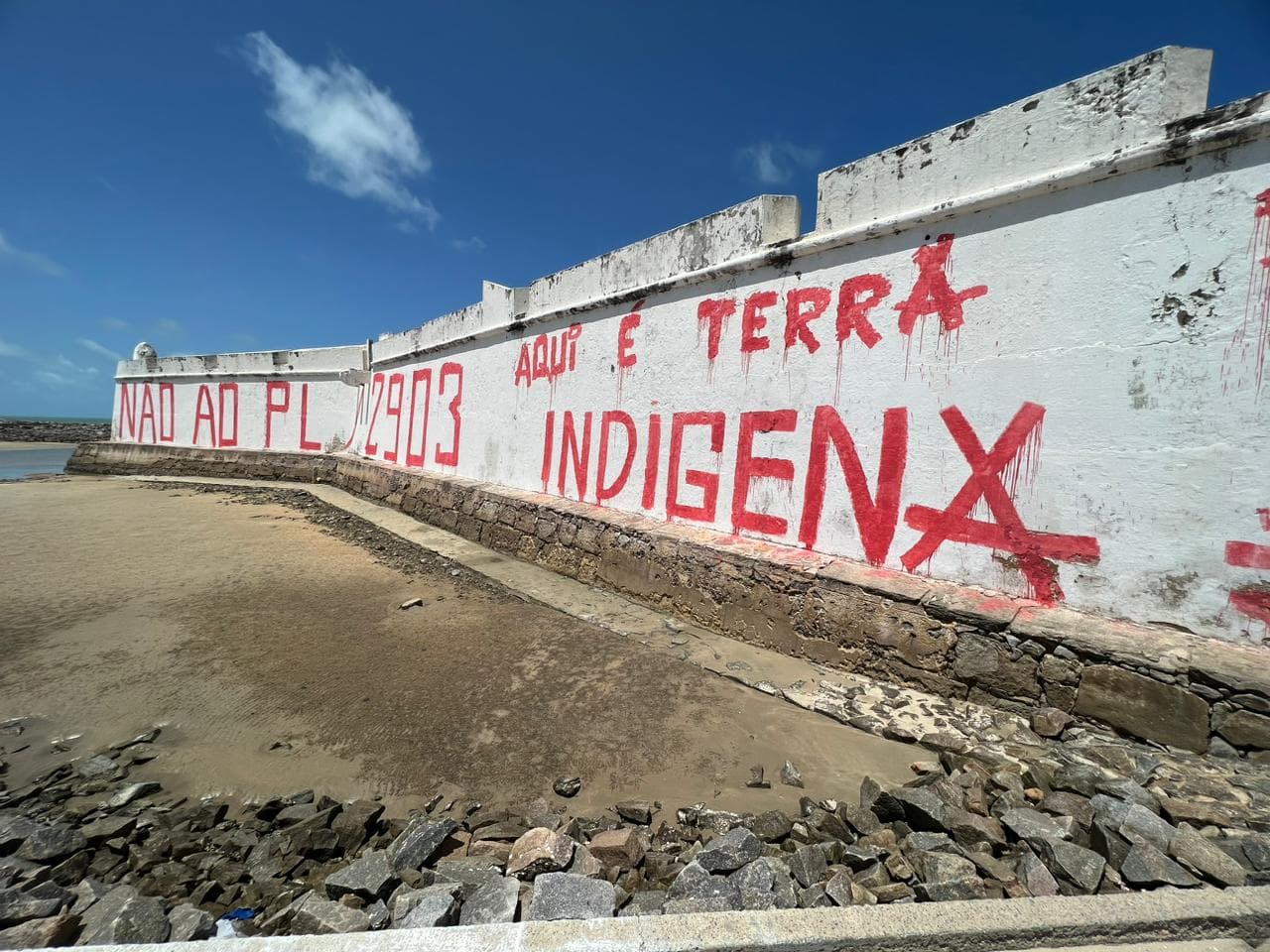 Forte dos Reis Magos: Iphan aprova solicitação e autoriza pintura para remover pichação