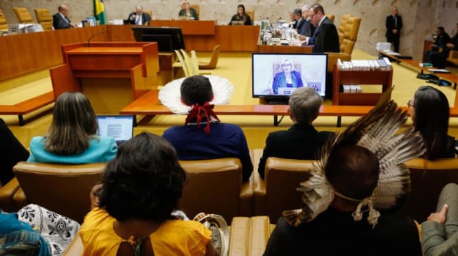 STF rejeita o Marco Temporal indígena com placar de 9 a 2