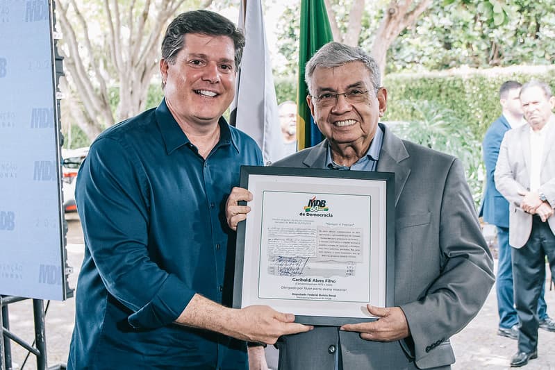 Garibaldi Filho é homenageado em Convenção Nacional do MDB