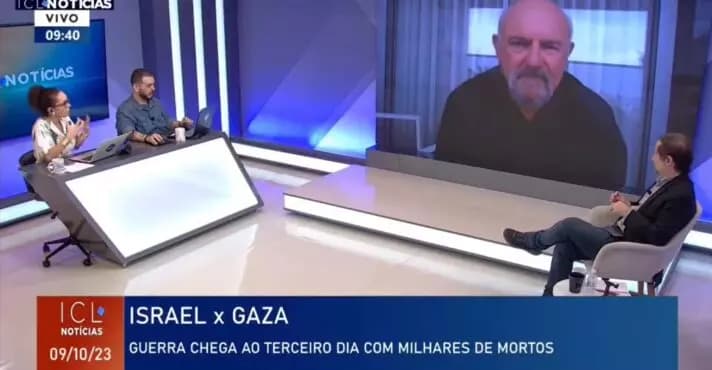Jornalistas batem-boca com entrevistado que cobrou equiparação do Hamas ao terrorismo: ‘Não vai gritar aqui'
