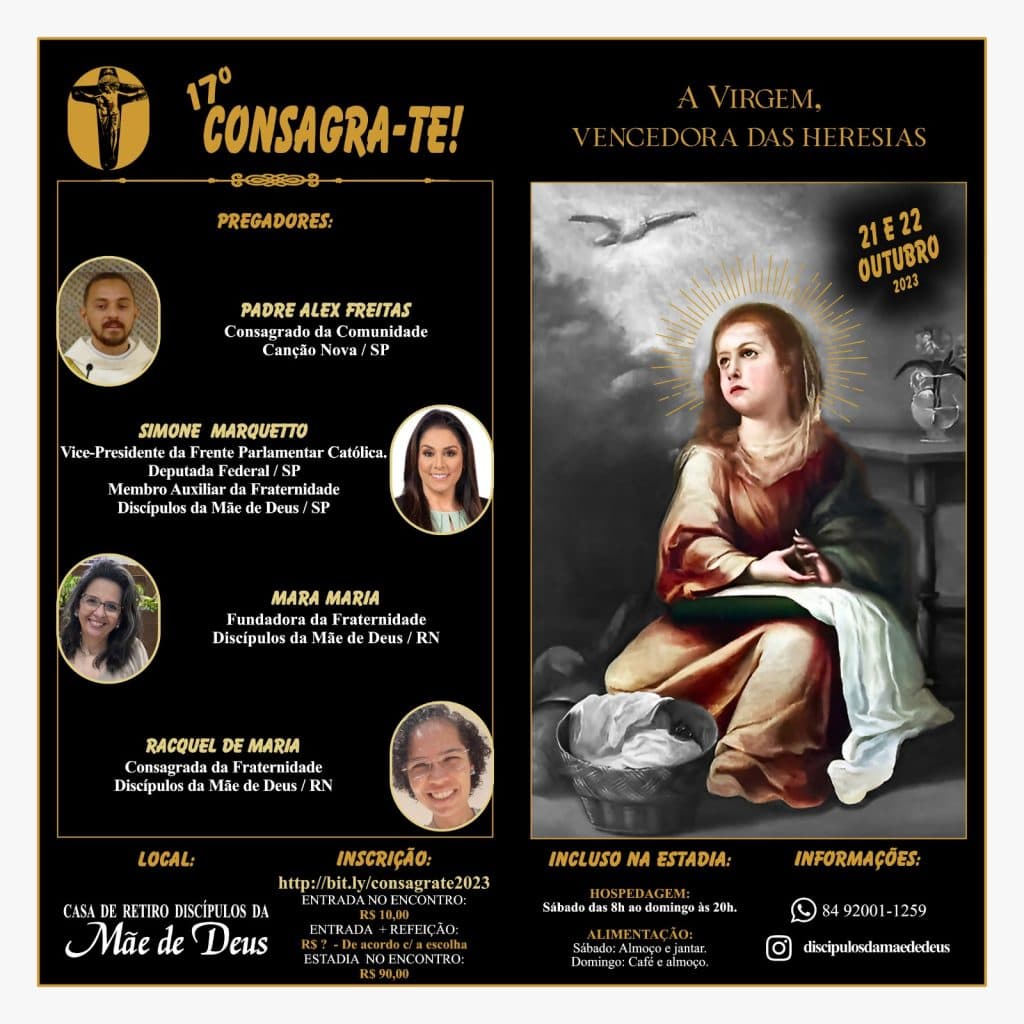 Consagra-te reunirá centenas de católicos nos dias 21 e 22 na Grande Natal