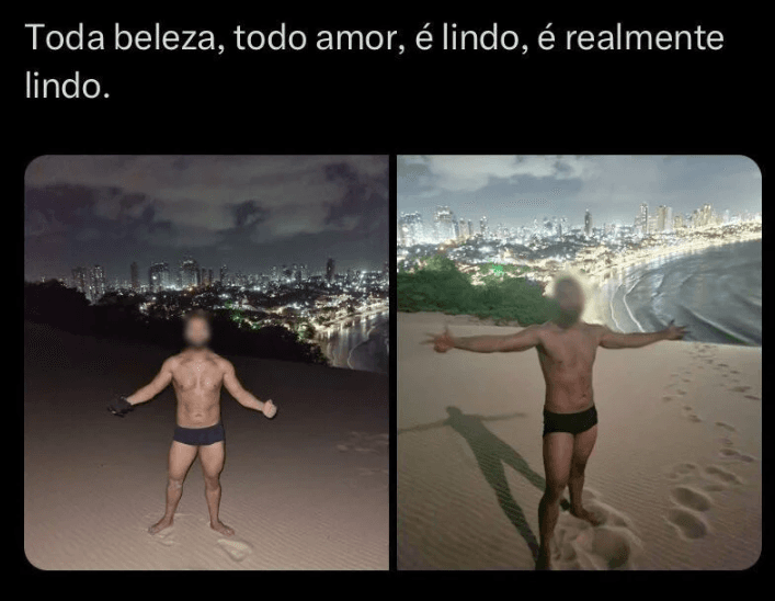 Homem posta foto em cima do Morro do Careca, responderá a processo e pode pagar multa de até R$ 200 mil