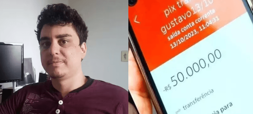 Desempregado recebe pix de R$ 50 mil por engano e devolve ao dono