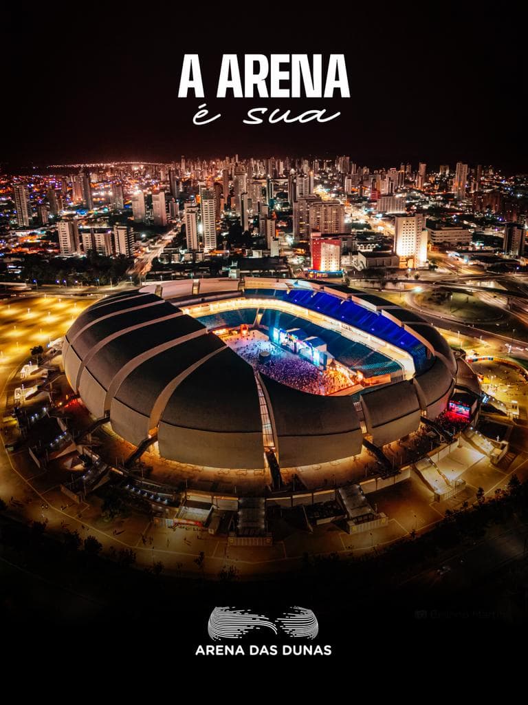 Arena recebe o Rei Roberto Carlos e registra movimentação recorde de eventos no gramado