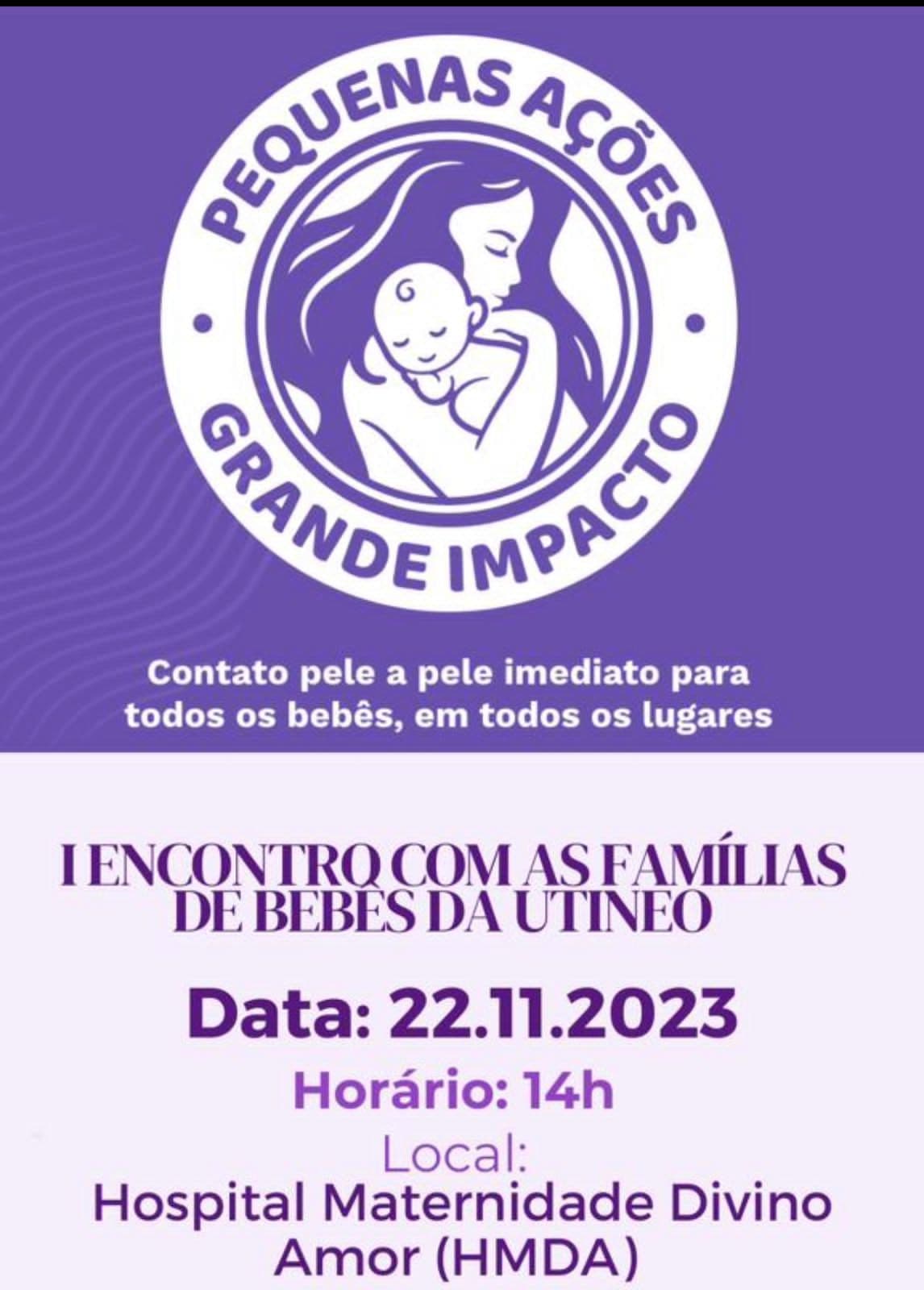 Maternidade Divino Amor em Parnamirim faz homenagem a mães e bebês que nasceram prematuros na unidade