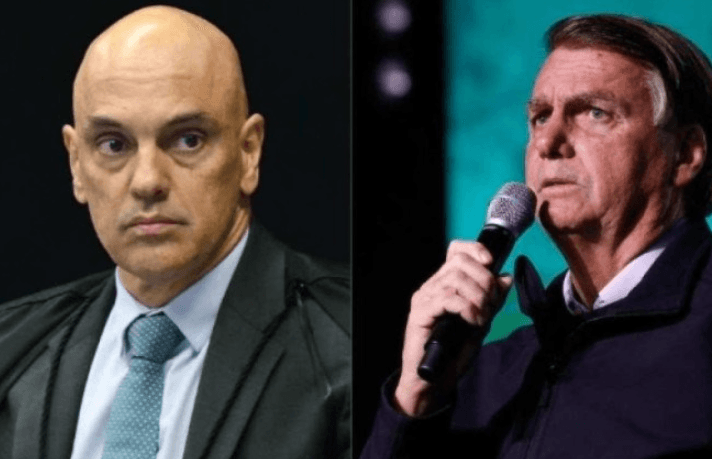 ‘Ele quer me alijar da política', diz Bolsonaro sobre Alexandre de Moraes