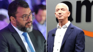 [VÍDEO] Governador do Amazonas quer encontro com Jeff Bezos na COP28 para cobrar o uso do nome ‘Amazon': “Quanto é que a gente ganha por isso?”