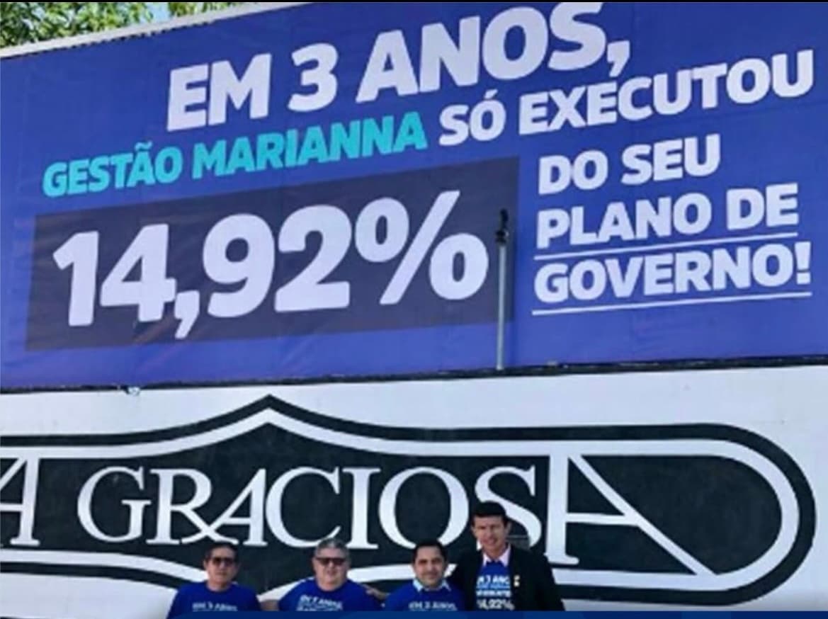 Justiça condena Prefeita de Pau dos Ferros e impede retirada de outdoor colocado por vereadores