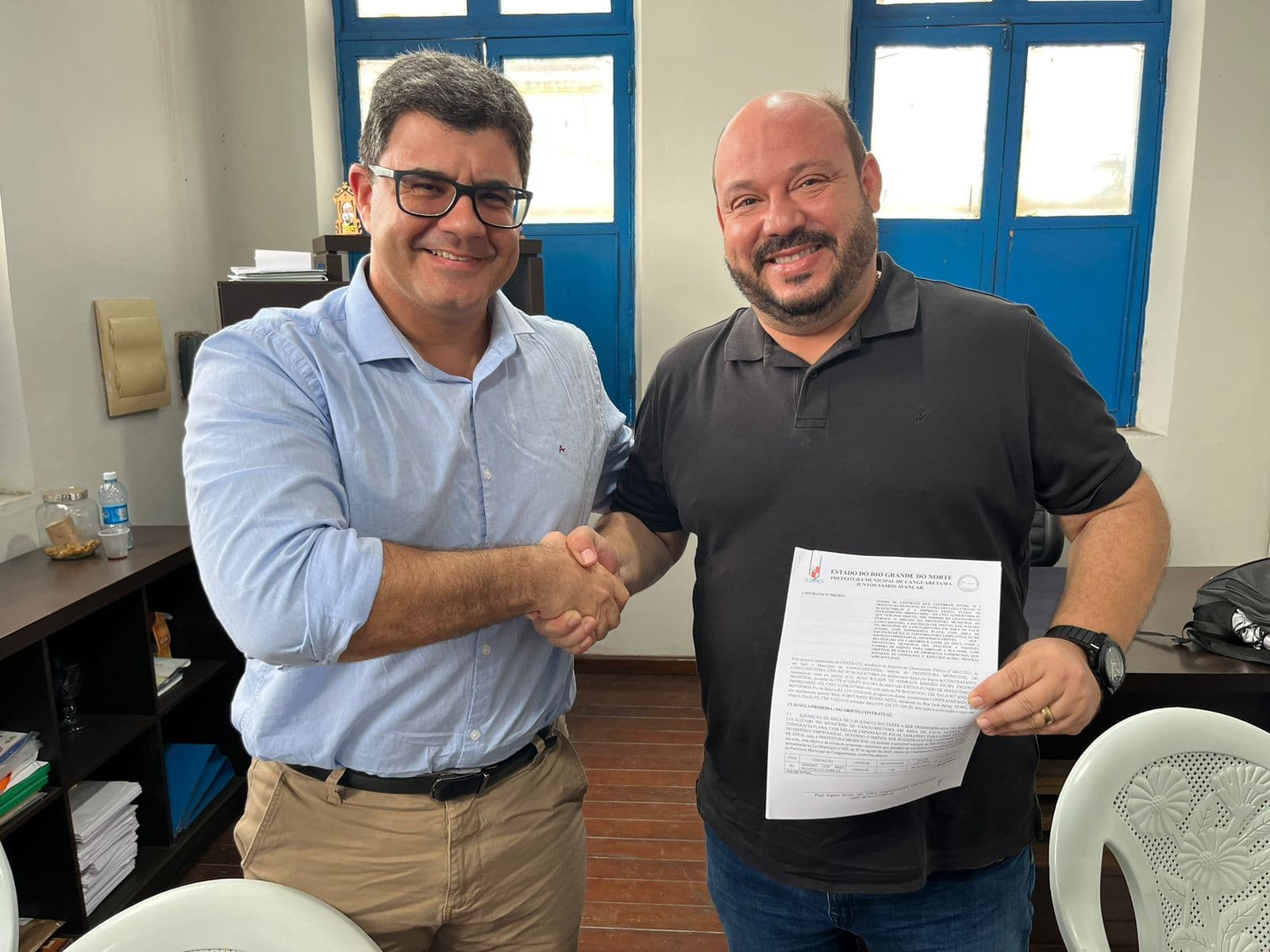 Prefeito Wilsinho assina contrato de compra do terreno para instalação do Distrito Empresarial em Canguaretama