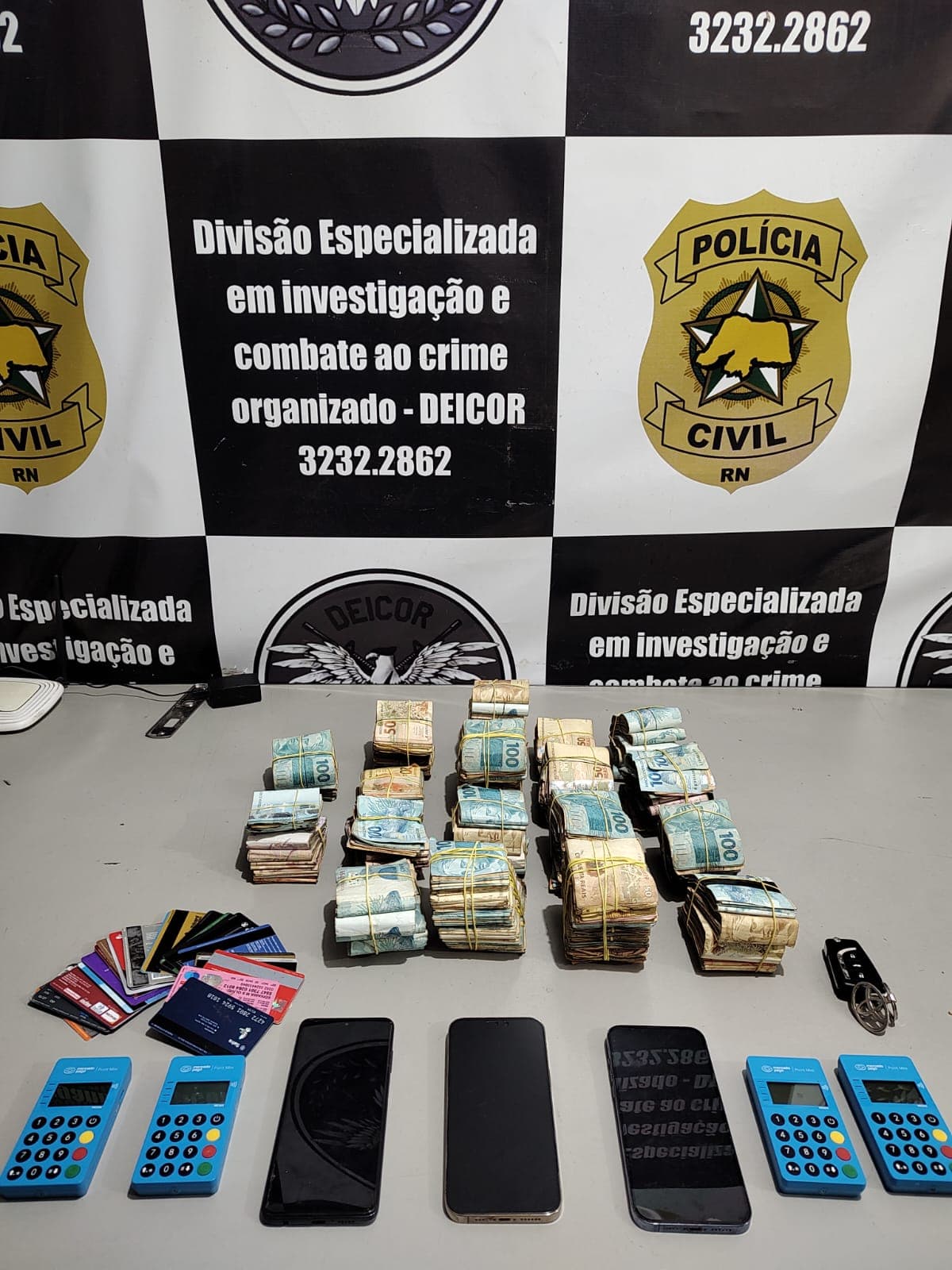 Polícia apreende mais de R$ 97 mil durante operação de combate ao tráfico de drogas e armas no RN e no Ceará