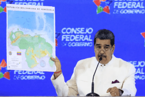 Maduro divulga ‘novo mapa' da Venezuela com área que é da Guiana