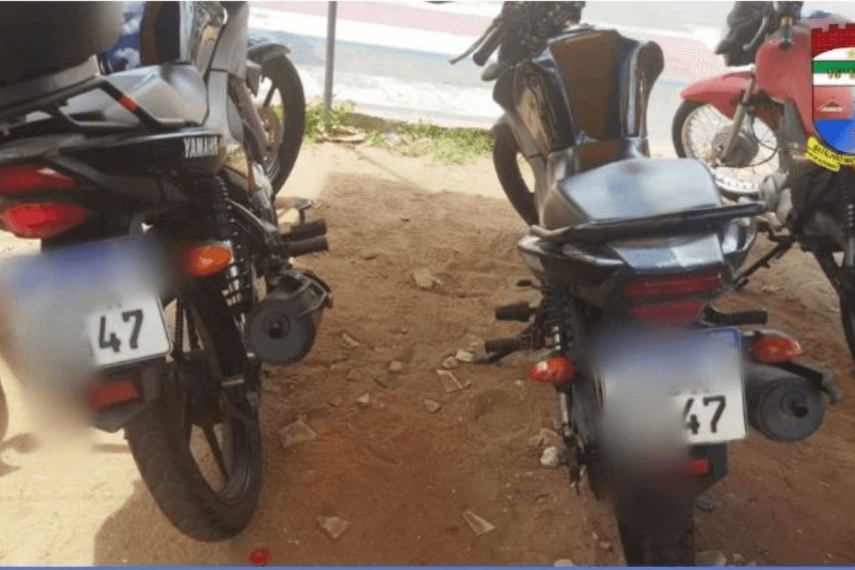 Homem identifica moto com mesma placa de seu veículo e aciona polícia em São Gonçalo do Amarante