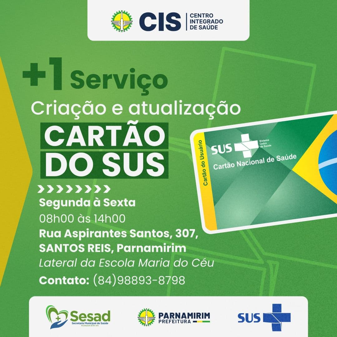 Parnamirim incentiva atualização de cadastro dos usuários do SUS