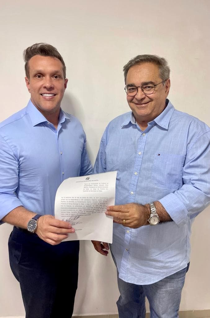 Presidente da Câmara, Eriko Jácome assume Prefeitura de Natal