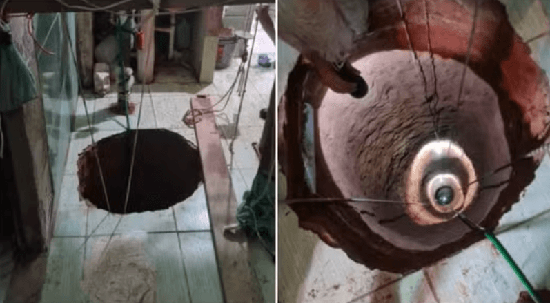 ‘CAÇA AO TESOURO': Idoso sonha com ouro, cava buraco de 40m dentro de casa e morre após escorregar e cair