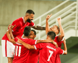 América passeia e goleia o Globo por 7 a 0 na Arena