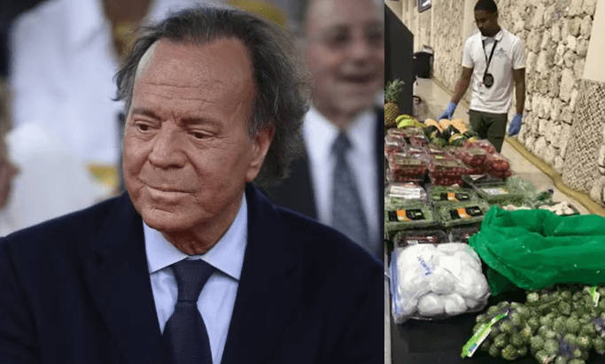 Julio Iglesias é detido em aeroporto por causa de mala com 42 kg de comida
