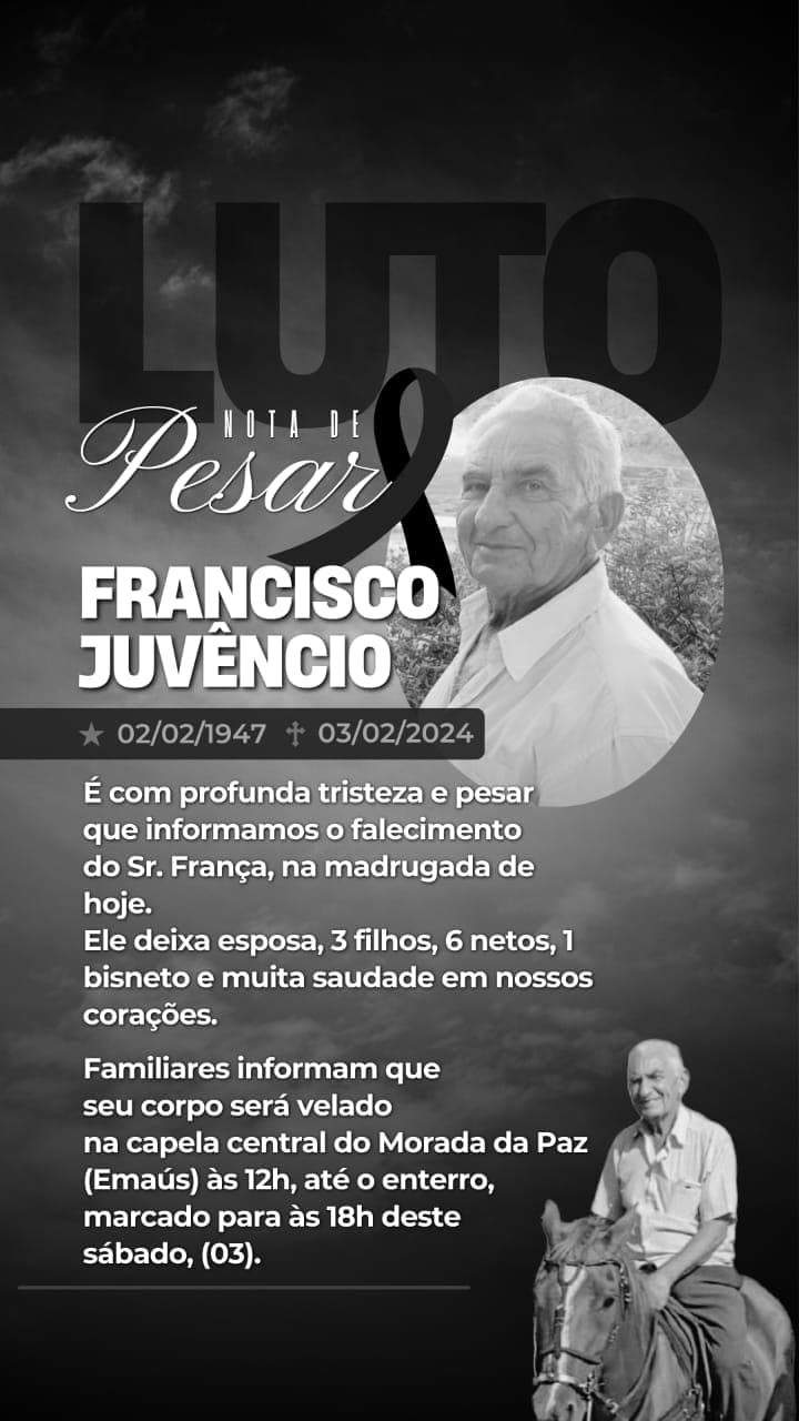 Morre ‘Seu França', da Vacaria do França, aos 77 anos