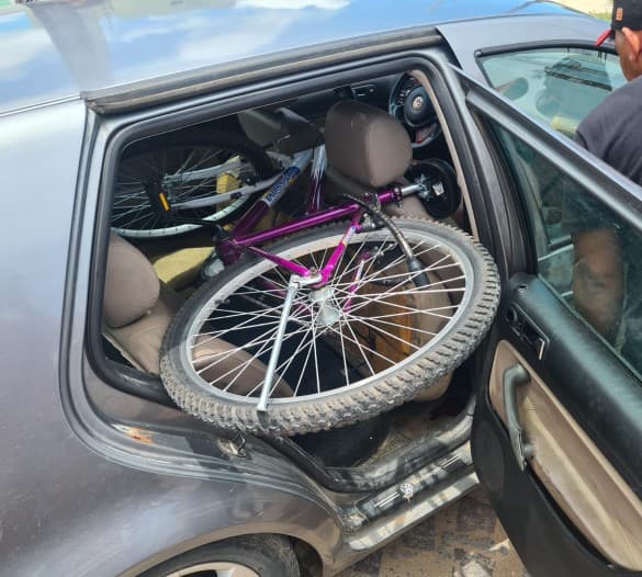 Ladrão é baleado quando tentava fugir após furtar bicicleta em estacionamento de supermercado em Parnamirim