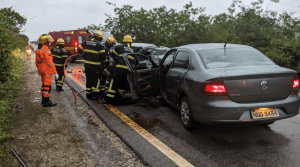 Quatro pessoas morrem em acidente grave em rodovia na região Oeste