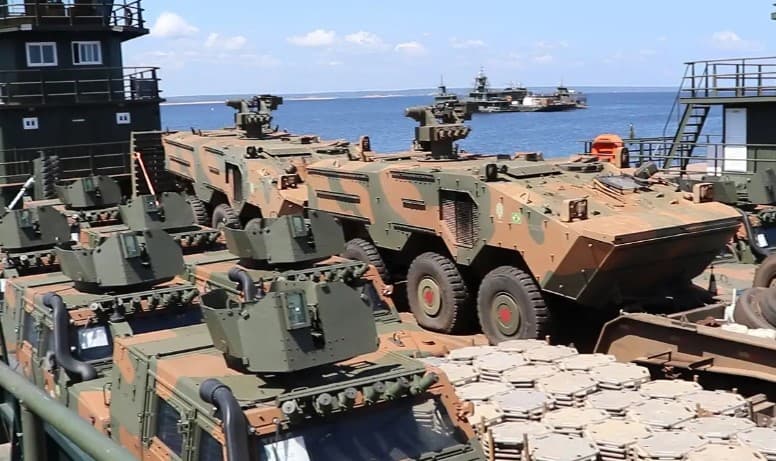 Exército finaliza envio de blindados a Roraima e reforça segurança na fronteira com Venezuela e Guiana