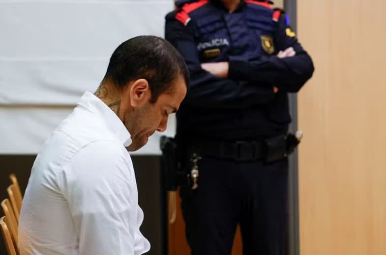 MP da Espanha recorre de liberdade provisória de Daniel Alves