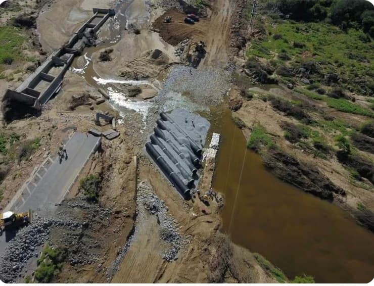 Com BR-304 interditada há quase um mês, Dnit anuncia que construção de desvio chega a 50% de conclusão